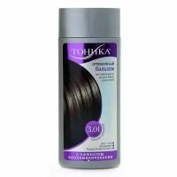 Бальзам для волос оттеночный оттенок 3.01 горький шоколад ТМ Тоника