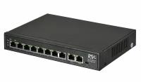 Коммутатор с PoE RVi-1NS08F-2T 10 портовый Fast Ethernet с РоЕ