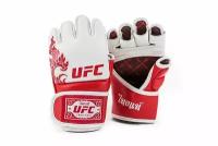 Перчатки MMA для грепплинга UFC Premium True Thai белые (размер L)