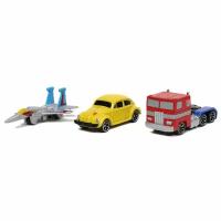 Набор Машинок Трансформеры 1.65" G1 Optimus Prime, G1 Bumblebee VW Beetle, Transformers G1/Starscream 31761