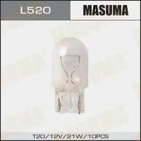 Лампа подсветки Masuma L520 W21W 12V 21W T20, б/ц, 1