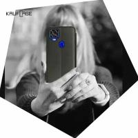 Чехол книжка KaufCase для телефона ZTE Axon 11 SE 5G/ Blade V2020 5G (6.53"), черный. Трансфомер