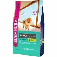 EUKANUBA ADULT TOY BREED сухой корм для взрослых собак миниатюрных пород 500г