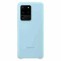 Чехол Samsung Silicone Cover для Galaxy S20 Ultra Голубой, EF-PG988TLEGRU