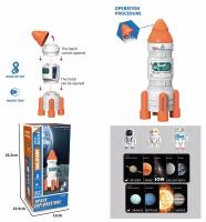 Набор игровой космическая ракета серия SPACE TEAM II 3 космонатвта, звуковые эффекты 1TOY Т24295