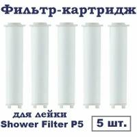 Фильтр-картридж сменный для Shower Filter P5 (Black / Gray) лейки для душа, 5 шт