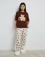 Пижама Gloria Jeans GSL001441 разноцветный/коричневый для девочек 14+/164