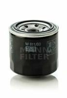 MANN-FILTER Масляный фильтр HY Solaris, Elantra, Getz, Tucson, Kia Rio, Cerato, Ceed, W81180 MANN W811/80