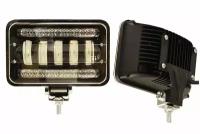 Фара светодиодная противотуманная, 12-80V, 50W (168х110мм, 5 LED)