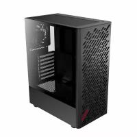 Корпус XPG VALOR AIR BLACK (VALORAIRMT-BKCWW) (Midi-Tower, черный, TG, 120mm fan*4)