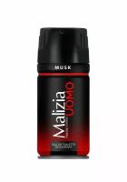 Malizia Дезодорант спрей Uomo Musk, 150 мл, 166 г