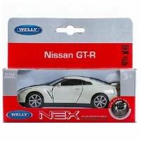 Модель машины 1:38 Nissan GTR Welly бежевый 43632