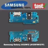 Нижняя Плата (шлейф) на Samsung Galaxy A12/M12 (A125F/M127F)