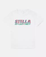 Футболка STELLA McCARTNEY Белый/Термопринт: разноцветный логотип 8R8A41 Z0434 100_164