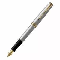 Parker Sonnet Core - Stainless Steel GT, перьевая ручка, F, BL