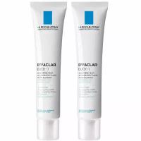 La Roche-Posay Набор Effaclar: Корректирующий крем-гель для проблемной кожи против несовершенств и постакне DUO(+), 40 мл х 2 шт