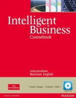 Intelligent Business Intermediate Coursebook +CD