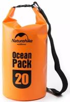 Гермомешок Naturehike Ocean Pack 20 л. (оранжевый)