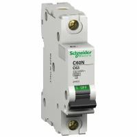 Автоматический выключатель Schneider Electric 24409 1P 63A 230/400V кривая C