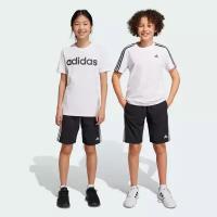 Шорты adidas, размер 15-16 лет, черный