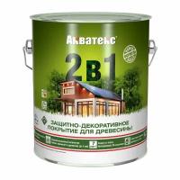 Защитно-декоративное покрытие акватекс 2в1 (калужница / 2.7л.)