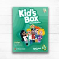 Kid's Box New Generation 4 Полный комплект Pipil's Book + Activity Book + Home Booklet + CD