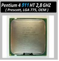 Intel Pentium 4 511 Prescott LGA775 OEM, 2,8 ГГц (533) ОЕМ версия