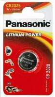 Батарейка Panasonic Lithium Power CR-2025 литиевая 1 шт