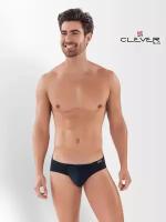 Мужские трусы брифы черные Clever Moda CLEVER LATIN BRIEF 087311 L (48)