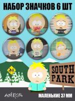 Значки на рюкзак Южный парк Баттерс South Park