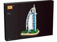 Конструктор LOZ mini Отель Бурдж-эль-Араб 962 детали NO. 1029 Burj AI Arab MiniBlock