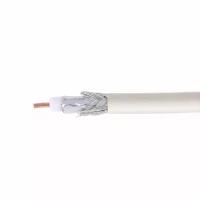 Коаксиальный кабель Cablexpert 75 Ом, 64%, 1мм, CCS, 100м, белый RG-6U-CS-2 16206279