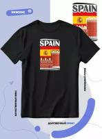 Футболка флаг и достопримечательности испании spain