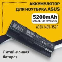 Аккумуляторная батарея для ноутбука Asus GL771 (A32N1405-3S2P) 10.8V 5200mAh OEM черная