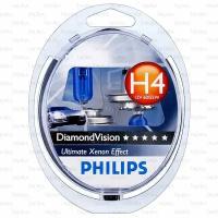 Лампа головного света (DiamondVision) H4 12V 60/55W 5000K Блистер 2 шт, 12342DVS2