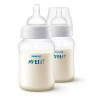 Philips AVENT Бутылочка для кормления Anti-colic SCF813/62, 260 мл, 2 шт., с 1 месяцев