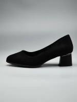 черная замша туфли женские большие размеры GUSTO ECCELLENTE размер 44