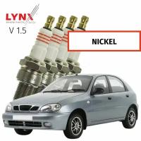 Свечи зажигания ЗАЗ Шанс / Сенс (1) / ЗАЗ Шанс / Сенс 2005 2006 2007 2008 2009 2010 2011 2012 2013 2014 V1.5 A15SMS / никель,4шт LYNXauto