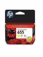 Картридж струйный HP 655 CZ112AE желтый