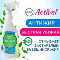 Чистящее средство для кухни, антижир, средство от жира на кухне, Activai PROFESSIONAL, моющее средство, бытовая химия для дома, спрей 500 мл для уборки