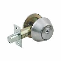 Замок врезной deadbolt 101 "K-19" (кл/верт) никель 5кл