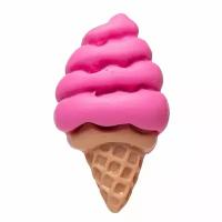 Наклейка на телефон MiZi - Мороженое 04, розовая с коричневым, 1 шт