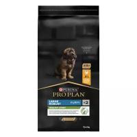 Pro Plan Large Puppy Robust для щенков крупных пород мощного телосложения Курица, 12 кг