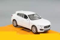 игрушка машинка металлическая 1:32 Maserati Levante, пруж. мех., WELLY, белый