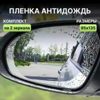 Пленка защитная антидождь для боковых зеркал автомобиля водоотталкивающая