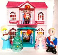 Игровой набор 2 в 1 - Новогодний театр сказка Щелкунчик в кукольном домике