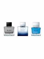 Antonio Banderas Black, King, Blue Seduction for Men 3 по 5 мл