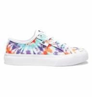 Детские Кеды DC SHOES Manual Primary Tie Dye, Цвет мультиколор, Размер 38