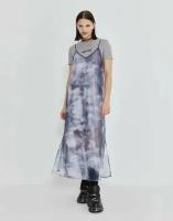 Платье GDR028636 трикотаж серый 15-18л/170