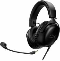 Гарнитура игровая HYPERX Cloud III, для компьютера и игровых консолей, мониторные, черный [727a8aa]